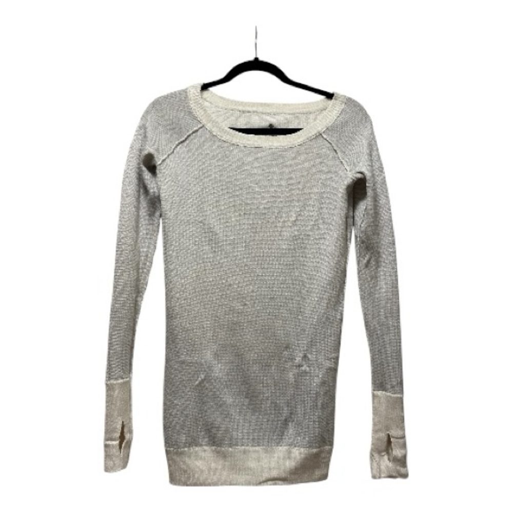 Lululemon Athletica Cream Crew Neck Sweater